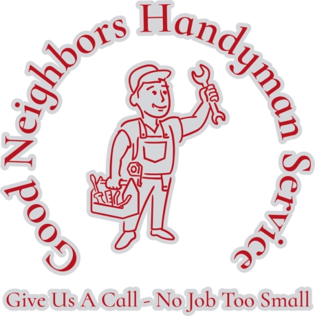 Good Neighbors Handyman Service logo with slogan
